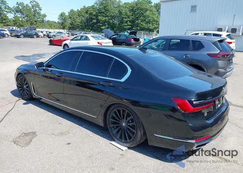 2020 BMW 740I xDrive z USA, uszkodzony, nr VIN WBA7T4C03LGF97293